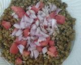 A picture of step 2 of Masala moong.