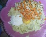 Foto langkah ke 3 dari resep Kroket kentang (isi saus vla lumer gurih,ayam,wortel).