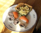 Foto del paso 8 de la receta: Pai verdoso y sushis comprados