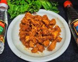 A picture of step 3 of Chicken Tikka chunks.