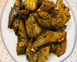 Hình bước làm 9 của món Cà tím nướng sốt sate