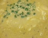 A picture of step 13 of Chane ki dal gosht with rice.