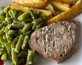 A picture of step 2 of Tuna steak.
