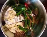 A picture of step 1 of Bajra methi chila.