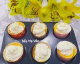 Hình bước làm 6 của món Bánh bông lan cupcake kem tươi