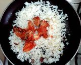 รูปขั้นตอนการทำที่ 2 ของ ข้าวผัดปลากระป๋องทอดกรอบ (อร่อยจึงต้องบอกต่อ)