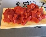 Une image de l'étape 7 de Haricots azuki aux tomates roses, coriandre et punjabi pachranga.