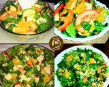 A picture of step 6 of Arabian Fattoush Salad.
