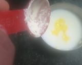 A picture of step 2 of Mango custard pudding.