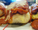 Foto del paso 6 de la receta: Pollo relleno de jamón serrano y pesto