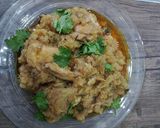 A picture of step 6 of Shaljam chicken.