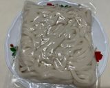A picture of step 1 of Steamed Egg with Udon Noodles (Rice Cooker Recipe).