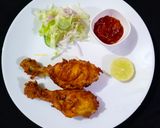 A picture of step 6 of Microwave Tandoori Chicken.
