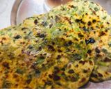 A picture of step 6 of Methi paratha.