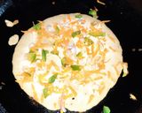 A picture of step 3 of Oats uttapam.