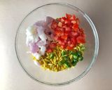 A picture of step 3 of Spicy Murmura Chaat.