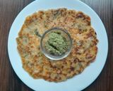 A picture of step 5 of Jowar uttapam.
