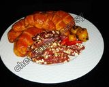 صورة لخطوة 16 من وصفة 🍞🥐عجائب تشكيل العجينة المورقه 🥐🍞