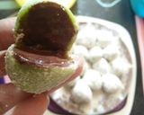 Foto langkah ke 10 dari resep Mochi simple isi coklat.