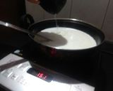 A picture of step 1 of Milk peda.