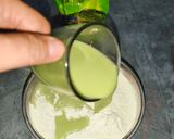 Foto langkah ke 1 dari resep Tan Yuan Matcha isi Halaya Ubi kuah Matcha Creamy.