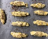 Nutellás házi croissant leveles tésztából recept fázis 3 fotója