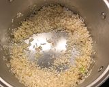 A picture of step 4 of Salmon Risotto with Prawns.