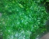 A picture of step 2 of Methi aloo.