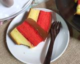 Foto langkah ke 6 dari resep Bolu Merah Putih.