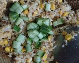 Gambar langkah 3 resipi Nasi Goreng Jagung.