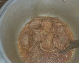 A picture of step 2 of Palak (Spinach) Gosht.