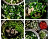 A picture of step 1 of Green Baingan Bharta.
