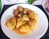 Une image de l'étape 4 de Boulettes de viande en cocotte Magimix et ses pommes de terre.