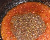 A picture of step 4 of Dal Makhni.