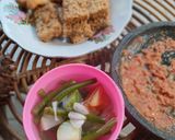 Foto langkah ke 3 dari resep Sayur Asam Kacang & Timun.