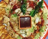 รูปขั้นตอนการทำที่ 6 ของ 🌈บะหมี่ถาดหมูแดงอบน้ำผึ้ง~