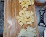 搬家前最後一道的蘋果甜咖哩飯的食譜步驟1照片