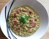 Foto del passaggio 5 della ricetta 418 * Risotto crema di zucchine, basilico e pancetta🍚🥒🌿🥓
