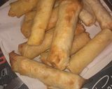 Foto del paso 3 de la receta: Arrollados primavera y de jamón queso fácil 😋