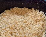 A picture of step 3 of Coconut veggies rice.