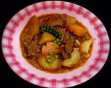 Hình bước làm 7 của món Bò Sốt Patê Nấu Tiêu Xanh