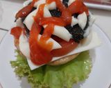 Foto langkah ke 6 dari resep Burger Nasi.