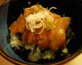 A picture of step 24 of Salmon Donburi (Salmon rice bowl).