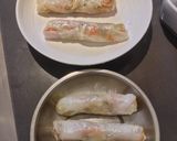 A picture of step 2 of Rice Paper Roll.