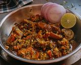 A picture of step 3 of રીંગણ મેથી નું શાક.(Rigan Methi Nu Shaak Recipe in Gujarati).