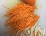 A picture of step 1 of Japanese Carrot Fry with Chikuwa.