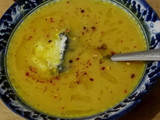 Sopa de manzana y zanahoria