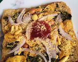 A picture of step 3 of Corn chivda sandwich.