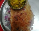 A picture of step 6 of Rava dosa.
