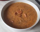 Lencsefőzelék recept fázis 4 fotója